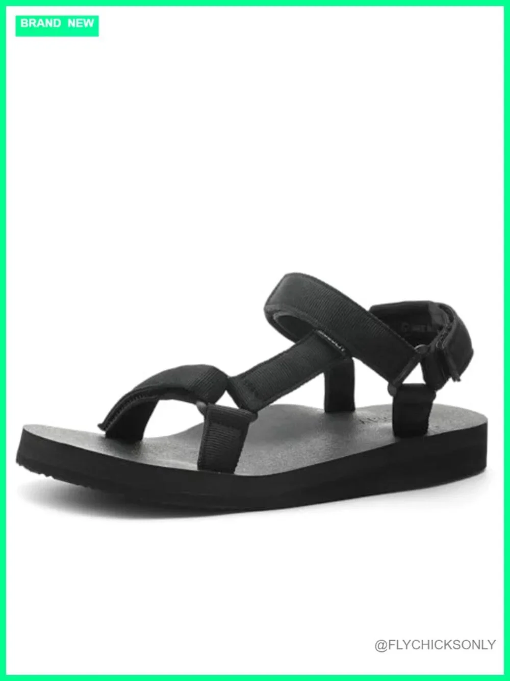 Women's Quick-Dry Athletic Sandals with Arch Support Hook & Loop Closure
